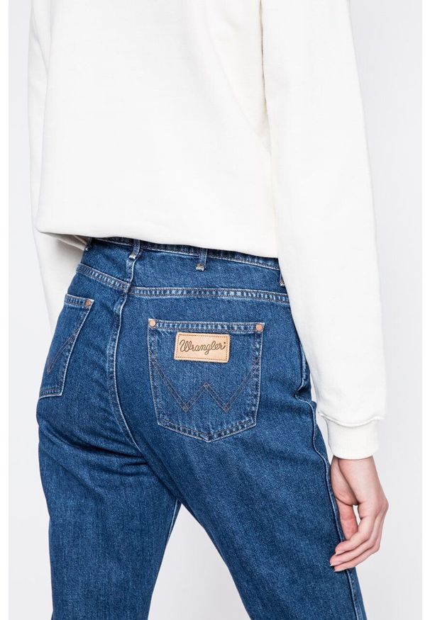 Wrangler - WRANGLER RETRO SLIM DAMSKIE SPODNIE JEANSOWE JEANS RETRO DARK W239FH12H 112127890. Styl: retro