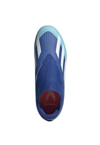 Adidas - Buty piłkarskie adidas X Crazyfast.3 Ll Fg Jr ID9356 niebieskie. Kolor: niebieski. Materiał: syntetyk, guma. Sport: piłka nożna #4