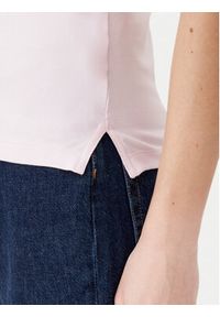 TOMMY HILFIGER - Tommy Hilfiger Polo 1985 WW0WW43225 Różowy Slim Fit. Typ kołnierza: polo. Kolor: różowy. Materiał: bawełna
