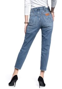 Wrangler - SPODNIE DAMSKIE WRANGLER MOM JEANS SAND STORM W246JH14U #6