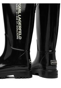 Karl Lagerfeld - KARL LAGERFELD Kalosze KL47180S Czarny. Kolor: czarny. Materiał: syntetyk #6
