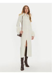 TwinSet - TWINSET Kardigan 242TT3430 Biały Slim Fit. Kolor: biały. Materiał: syntetyk #7