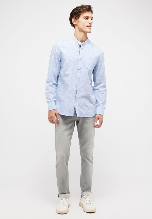 Mustang - Męska Koszula MUSTANG Yuma Faded Denim 1014769 5124. Materiał: denim