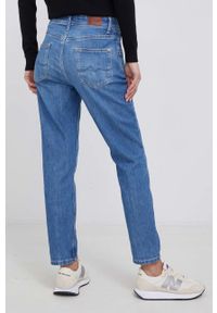 Pepe Jeans Jeansy Violet damskie high waist. Stan: podwyższony. Kolor: niebieski