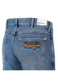 Wrangler - WRANGLER SLIDER MĘSKIE SPODNIE JEANSOWE KABEL BLUE W18RER19K 112127366 #3