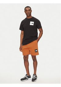 The North Face Szorty sportowe Nse Box NF0A8C1J Brązowy Regular Fit. Kolor: brązowy. Materiał: syntetyk, bawełna. Styl: sportowy #3