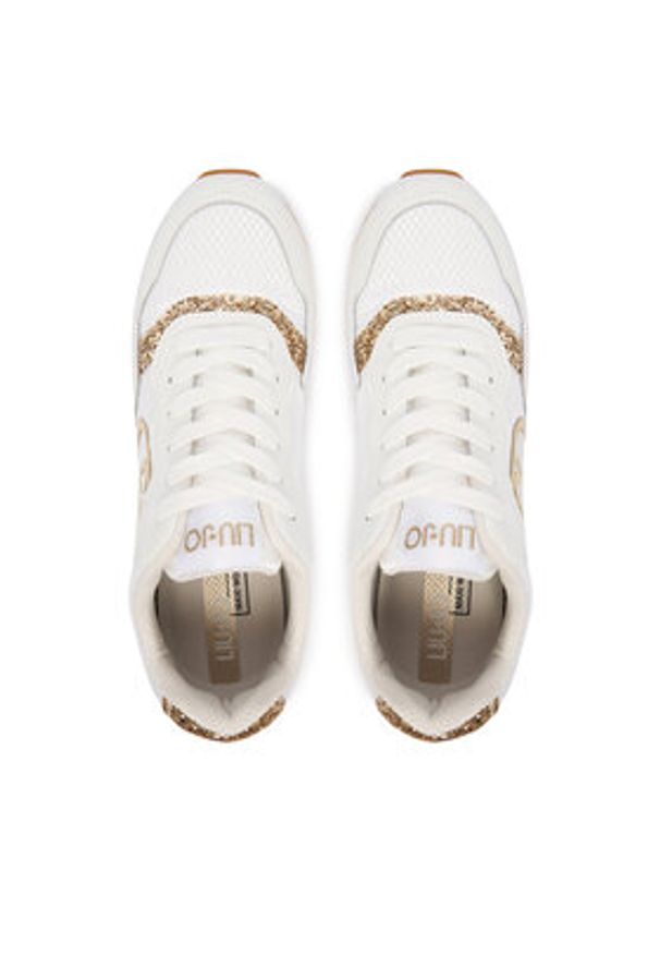 Liu Jo Sneakersy Wonder Low 02 Bis BA6001 TX517 Biały. Kolor: biały. Materiał: skóra