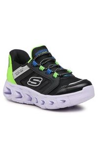 skechers - Skechers Sneakersy Odelux 403843L/BKLM Czarny. Kolor: czarny. Materiał: materiał