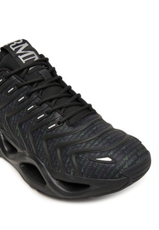 EA7 Emporio Armani Sneakersy 7X000303 AF18441 MZ547 Czarny. Kolor: czarny. Materiał: materiał