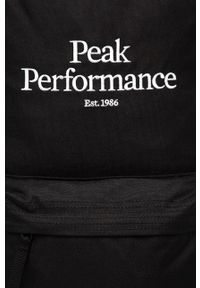 Peak Performance - Plecak. Kolor: czarny. Materiał: poliester, materiał. Wzór: aplikacja #2