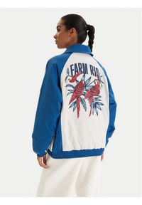 Adidas - adidas Bluza Farm Rio Premium KD2195 Niebieski Oversize. Kolor: niebieski. Materiał: syntetyk #1