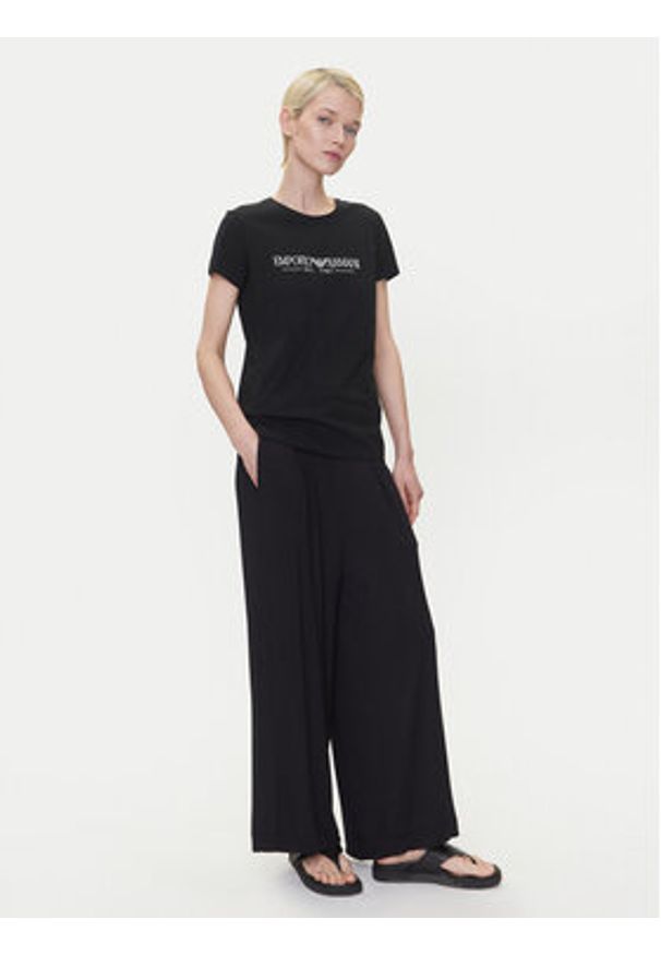 Emporio Armani Underwear T-Shirt EW000408 AF10881 UC001 Czarny Regular Fit. Kolor: czarny. Materiał: bawełna
