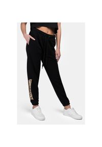 Damskie spodnie dresowe Lonsdale Kerrysdale. Kolor: żółty, czarny, wielokolorowy. Materiał: dresówka #1