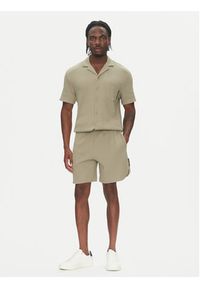 Emporio Armani Underwear Szorty sportowe EM000631 AF10792 U6274 Zielony Regular Fit. Kolor: zielony. Materiał: bawełna. Styl: sportowy