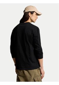 Polo Ralph Lauren Longsleeve 710671467055 Czarny Classic Fit. Typ kołnierza: polo. Kolor: czarny. Materiał: bawełna. Długość rękawa: długi rękaw #3