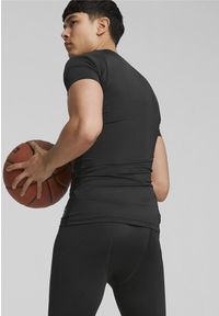 Puma - Męska koszulka koszykarska Hoops Team PUMA Black. Kolor: czarny