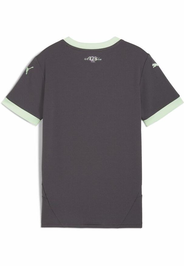 T-Shirt Dla Dzieci Puma Acm Trzecia Replika Jersey Jr. Kolor: zielony, wielokolorowy, szary. Materiał: jersey