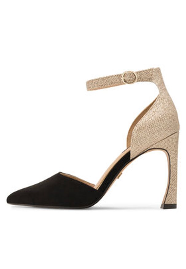 Nine West Czółenka ATIYA JF2186-1 Czarny. Kolor: czarny. Materiał: materiał