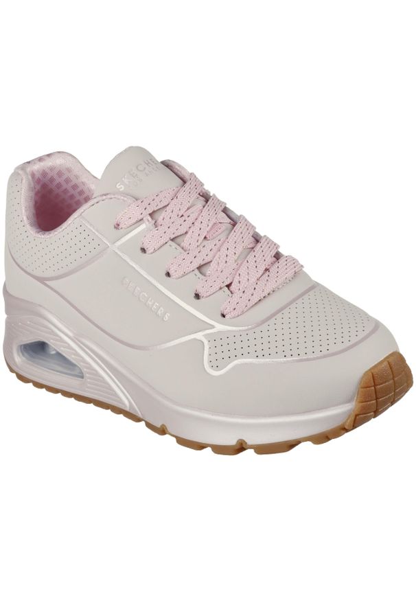skechers - Buty dziecięce SKECHERS Uno Gen1 Cool Heels. Okazja: na co dzień. Kolor: wielokolorowy, beżowy