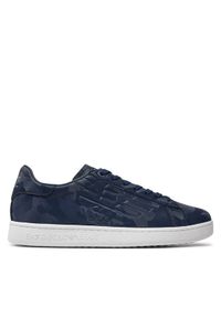 EA7 Emporio Armani Sneakersy X8X001 XK375 T657 Granatowy. Kolor: niebieski. Materiał: materiał