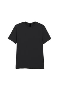 GILDAN - Bawełniana Koszulka Unisex Dla Dorosłych W Miękkim Stylu. Kolor: czarny. Materiał: bawełna. Sport: turystyka piesza