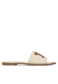 Max Mara Klapki 2616521039650 Brązowy. Kolor: brązowy. Materiał: materiał #1