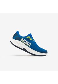 Hoka One One - Buty do biegania męskie Hoka Rincon 4. Kolor: niebieski, wielokolorowy, biały. Materiał: kauczuk, żakard. Szerokość cholewki: normalna