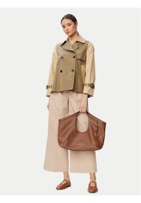 MICHAEL Michael Kors Torebka 30T6AX6T3L Brązowy. Kolor: brązowy. Materiał: skórzane #1