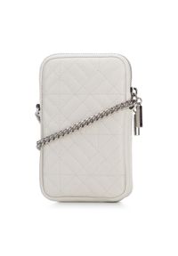 Wittchen - Minitorebka skórzana z kieszenią z przodu. Kolor: biały. Wzór: haft, aplikacja. Dodatki: z haftem. Materiał: skórzane. Styl: elegancki, sportowy #5