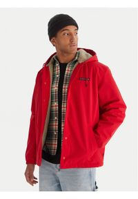 Quiksilver Kurtka przejściowa EQYJK04186 Czerwony Regular Fit. Kolor: czerwony. Materiał: bawełna #1