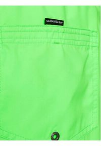 Quiksilver Szorty kąpielowe Everyday Solid Volley AQYJV03153 Zielony Regular Fit. Kolor: zielony. Materiał: syntetyk #4