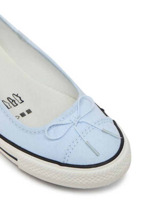 Converse Baleriny Chuck Taylor All Star Dainty A16215C Niebieski. Kolor: niebieski. Materiał: materiał