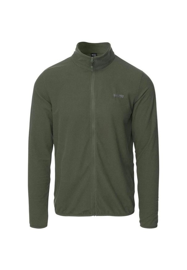 Hi-tec - Męska Bluza Polarowa Damis II. Kolor: szary. Materiał: polar. Sezon: zima. Styl: sportowy. Sport: turystyka piesza