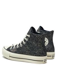 Converse Trampki Chuck Taylor All Star Lift Platform Glitter A09551C 401 Czarny. Kolor: czarny. Materiał: materiał. Obcas: na platformie #6