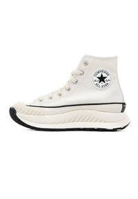 Buty do chodzenia damskie Converse Chuck 70 Atcx HI. Zapięcie: sznurówki. Kolor: biały. Materiał: bawełna, materiał. Szerokość cholewki: normalna. Sport: turystyka piesza
