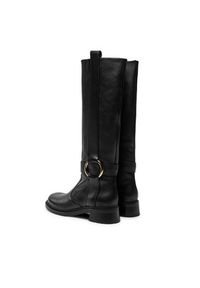 See By Chloé Kozaki New Ring SB43002A Czarny. Kolor: czarny. Materiał: skóra #2