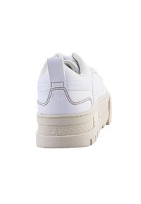 Puma - Kobiety/Panie Mayze Infuse Skórzane Buty Sportowe. Kolor: biały. Materiał: skóra. Styl: sportowy