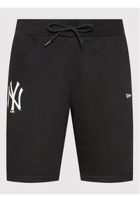 New Era Szorty sportowe New York Yankees Seasonal 12827225 Czarny Regular Fit. Kolor: czarny. Materiał: bawełna. Styl: sportowy