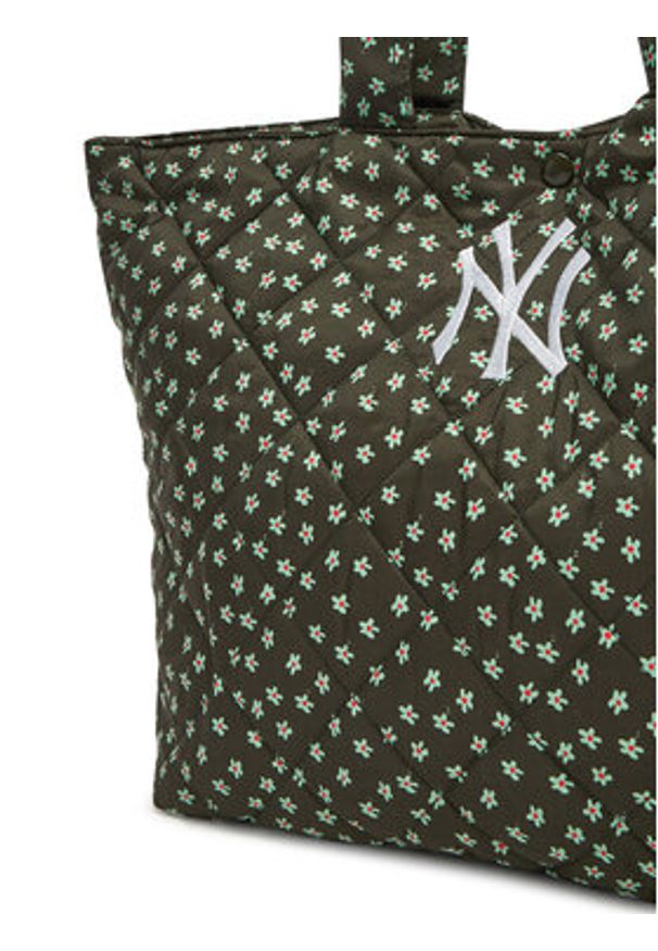 New Era Torebka New York Yankees MLB Quilted Tote 60595121 Zielony. Kolor: zielony