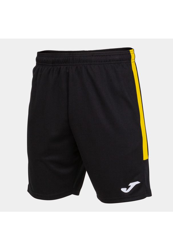 Spodenki do piłki nożnej męskie Joma Eco Championship. Kolor: wielokolorowy, żółty, czarny. Sport: piłka nożna
