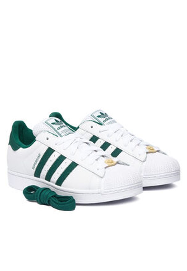 Adidas - adidas Sneakersy Superstar II IH9258 Biały. Kolor: biały. Materiał: skóra. Model: Adidas Superstar
