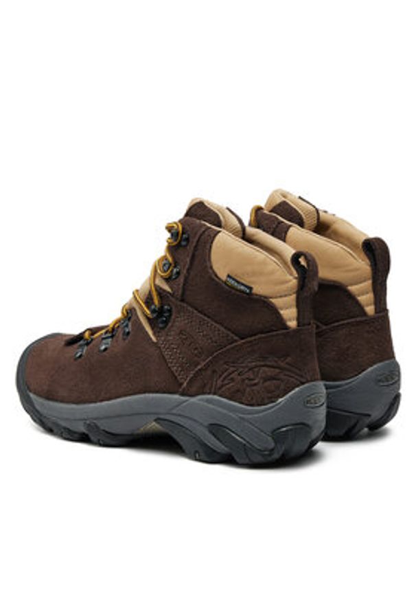 keen - Keen Trekkingi Pyrenees Waterproof Hiking Boot 1029722 Brązowy. Kolor: brązowy. Materiał: skóra, zamsz