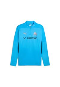 Puma - Treningowy top OM 2024/25. Kolor: niebieski. Sport: fitness, piłka nożna
