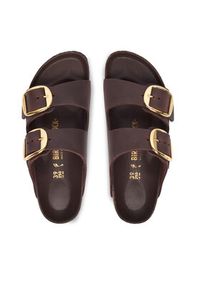 Birkenstock Klapki Arizona Big Buckle 1032916 Beżowy ciemny. Kolor: beżowy. Materiał: skóra #2