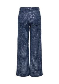 only - ONLY Spodnie materiałowe Evita 15362397 Granatowy Wide Leg. Kolor: niebieski. Materiał: syntetyk #3