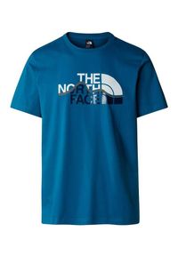 Koszulka turystyczna męska The North Face M Mountain Line Tee. Kolor: niebieski