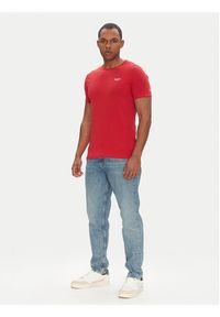 Pepe Jeans T-Shirt Original Basic PM508212 Czerwony Slim Fit. Kolor: czerwony. Materiał: bawełna #4