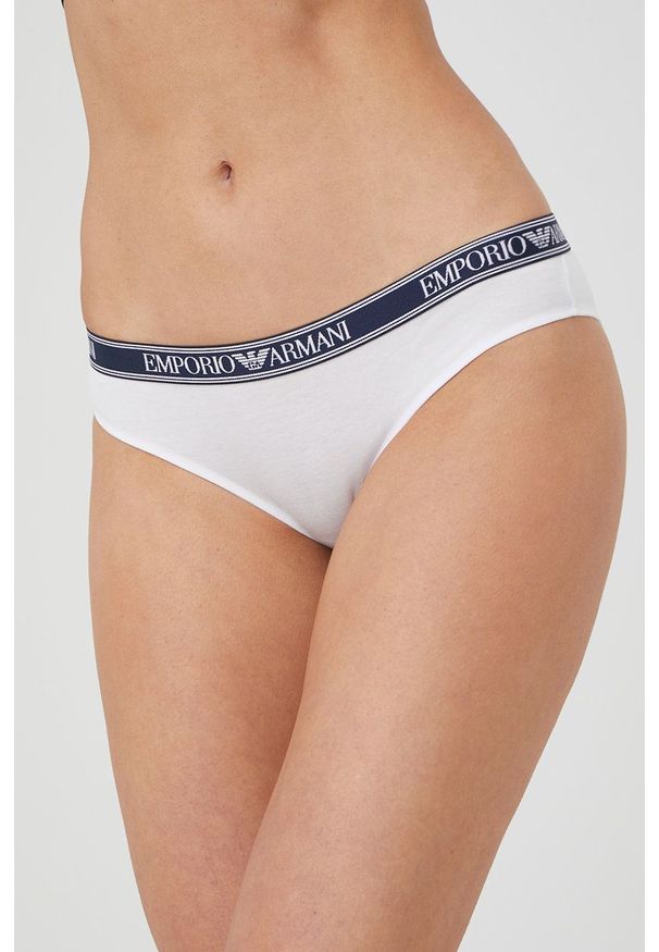 Emporio Armani Underwear figi (2-pack) 163334.2R227 kolor biały. Kolor: biały. Materiał: materiał