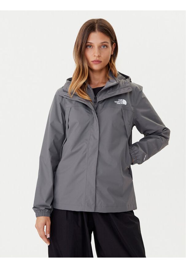 The North Face Kurtka przeciwdeszczowa Antora NF0A8BKD Szary Regular Fit. Kolor: szary. Materiał: syntetyk