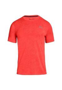 Koszulka sportowa męska Under Armour Threadborne Fitted Printed 1306618. Kolor: pomarańczowy